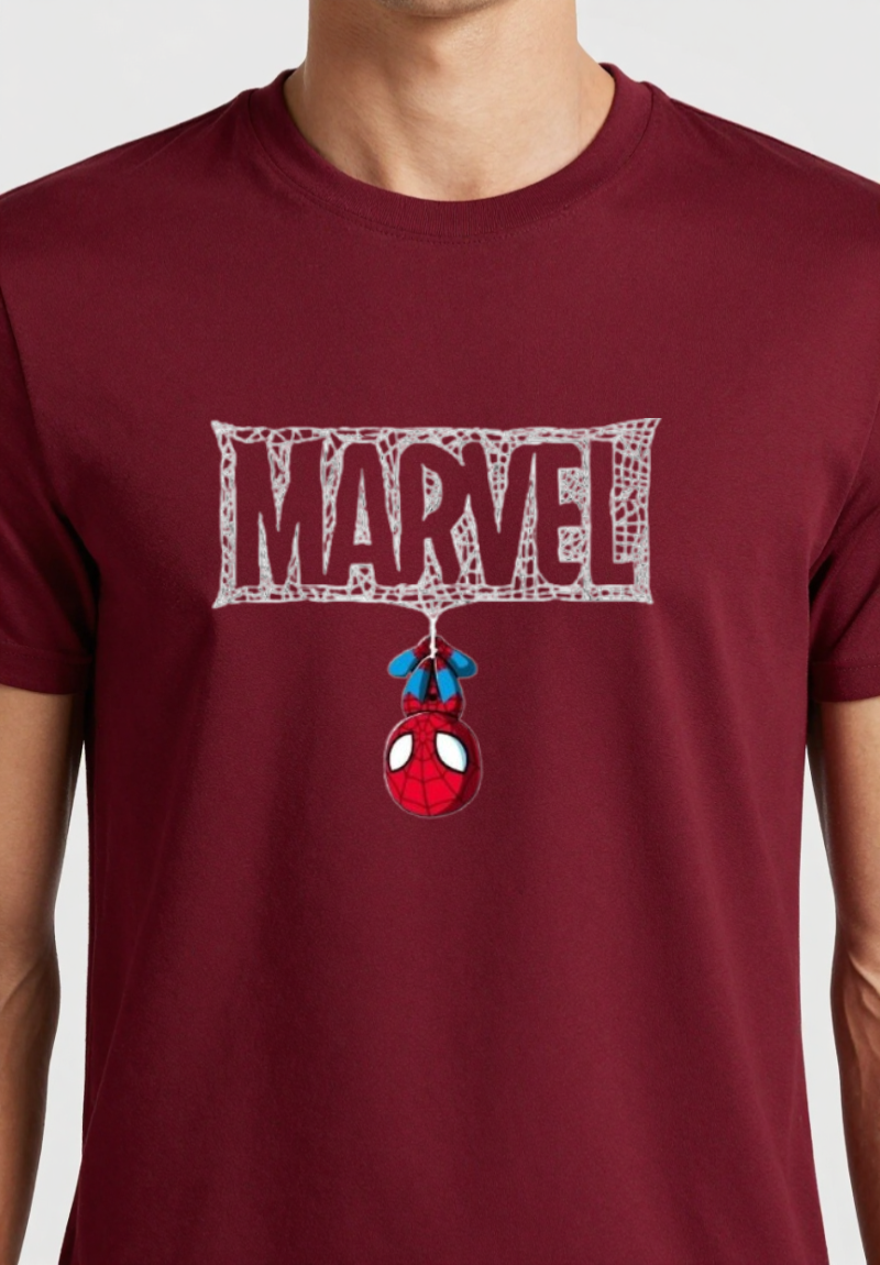 Marvel Oversized Maroon classic T-Shirt