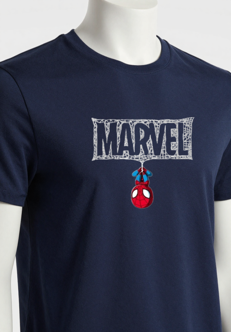 Marvel Oversized Navy-Blue classic T-Shirt