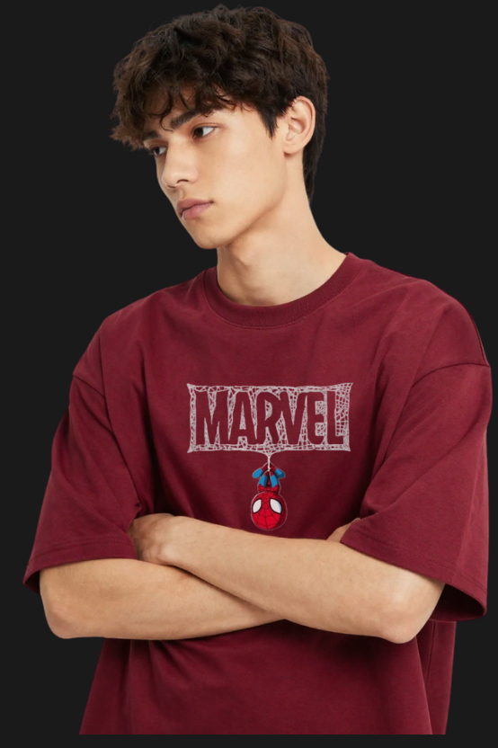 Marvel Oversized Red classic T-Shirt