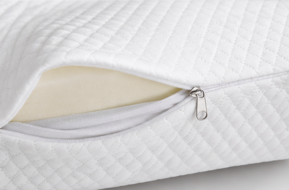 Memory Foam Solid Orthopaedic  Pillow White